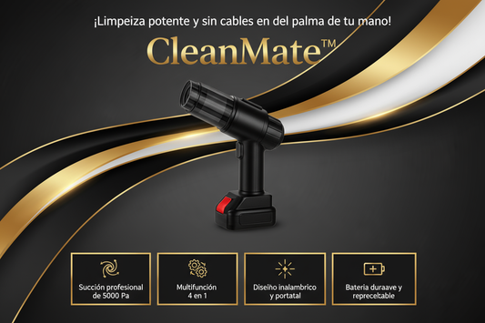 CleanMate™ - Con botón rojo en la base