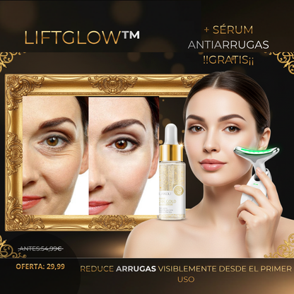 Dispositivo Reafirmante Facial - LIFTGLOW™ + SÉRUM ANTIARRUGAS ¡Gratis!