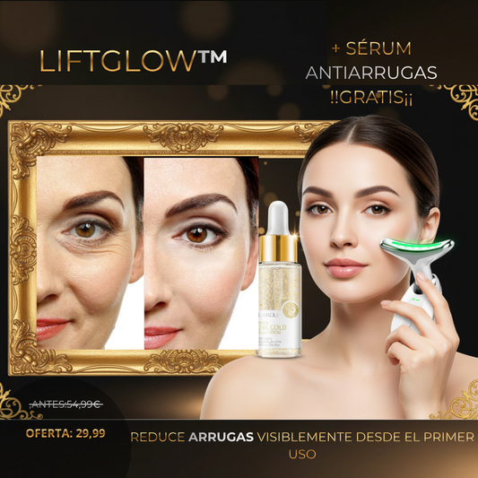 Dispositivo Reafirmante Facial - LIFTGLOW™ + SÉRUM ANTIARRUGAS ¡Gratis!