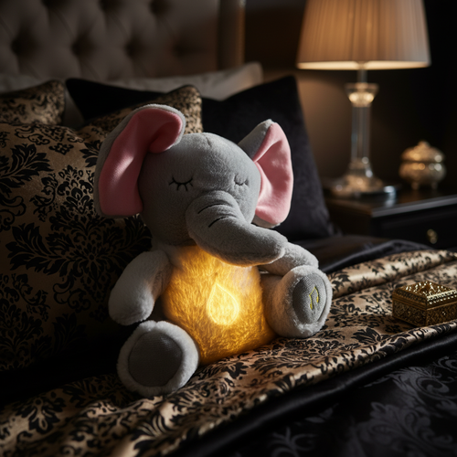 Imagen comercial premium elefante con luz