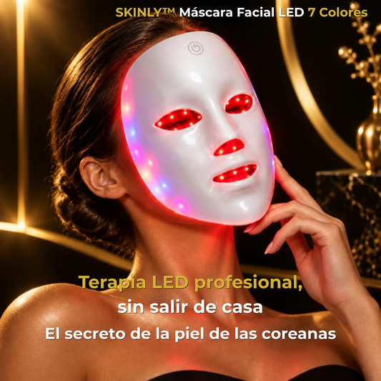 SKINLY™ — Máscara Facial LED 7 Colores