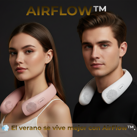 AIRFLOW™ - Ventilador de Cuello Portátil + Mochila ¡GRATIS!